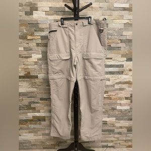 Vintage North Face Men's Convertible Cargo Pants/Shorts Size Large - No Belt